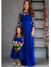 Lace Chiffon Tea Length Flower Girl Dress